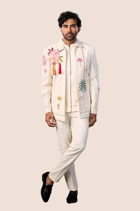 OFF WHITE JODHPURI
